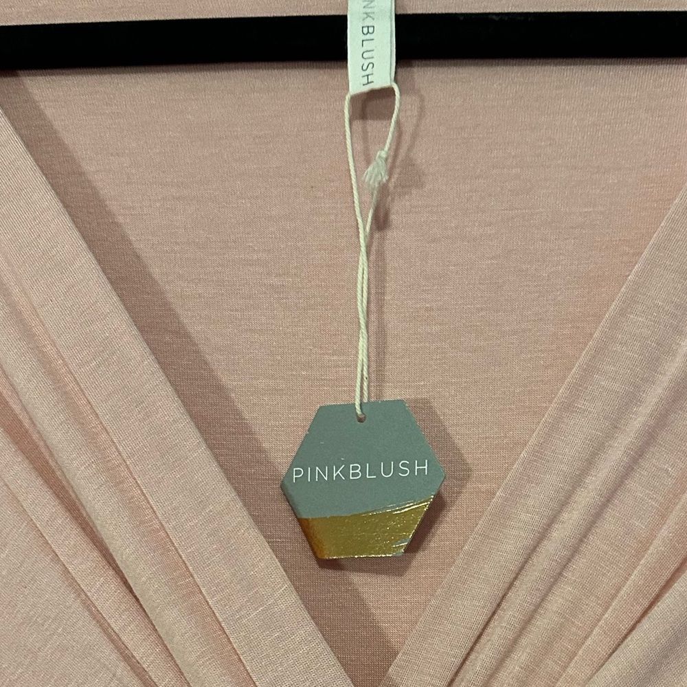 NWT. PinkBlush. Pink Maxi dress. 1x. - Picture 2 of 5